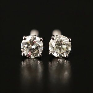14K 0.31 CTW Diamond Stud Earrings